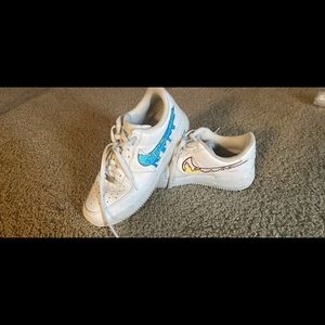 Custom pre-owned airforce ones 9.5